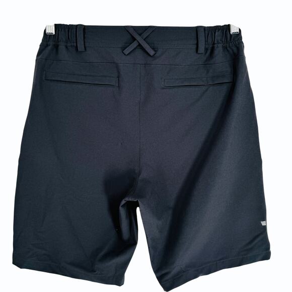 Mack Weldon Radius Flex Short Mens S Asphalt Gray Athleisure Golf 9" Inseam - Picture 9 of 13